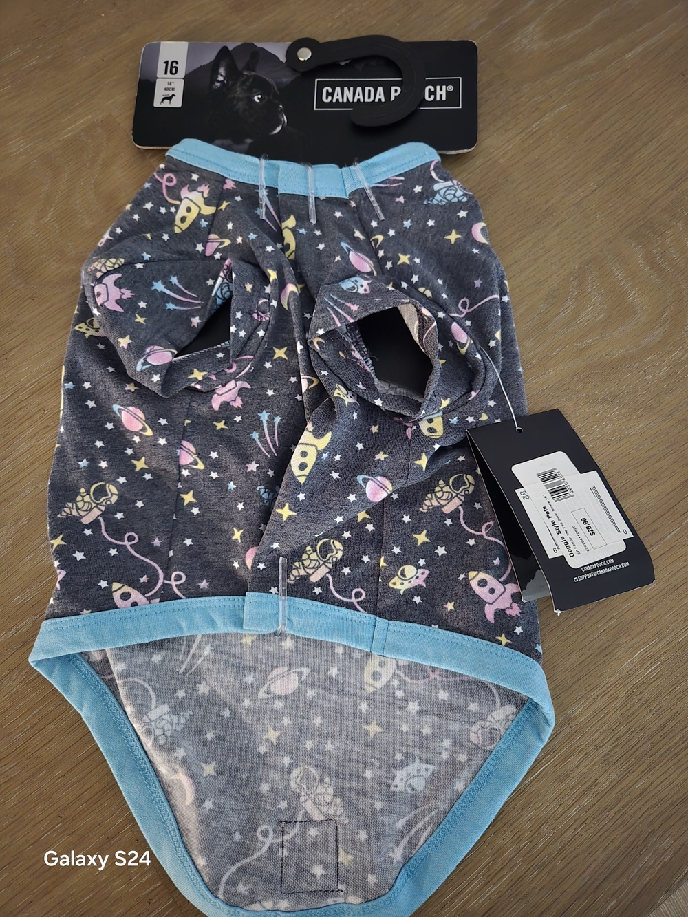 Canada Pooch Dog Follow Me Tee 16 Inch 17-25 Lbs New Cosmic - Picture 4 of 4